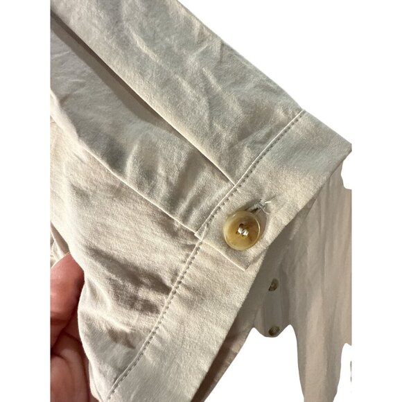 Allegra K Summer Safari Dress Collared Button Down Cotton Shirtdress Size M NWT - Picture 6 of 9